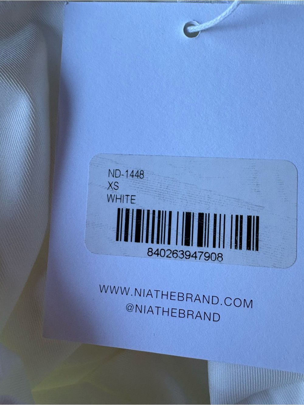 NIA Santal Ruched Strapless Midi Dress NWT XS - Picture 7 of 10